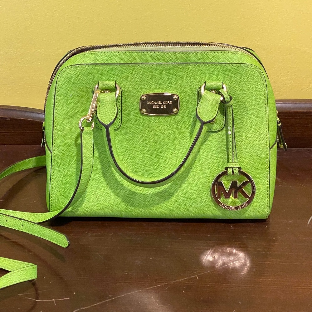 Michael Kors Lime Green Crossbody